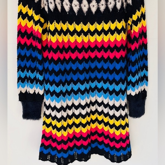 Farm Rio | Colorful Boho Sweater Dress EUC (Size M) - Picture 4 of 10